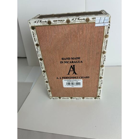 Cigar Boxes Empty 2 A.J. Fernadez Esteli Nicaragua New World Brand 7.5 x 5 x 2.5 - Picture 8 of 11
